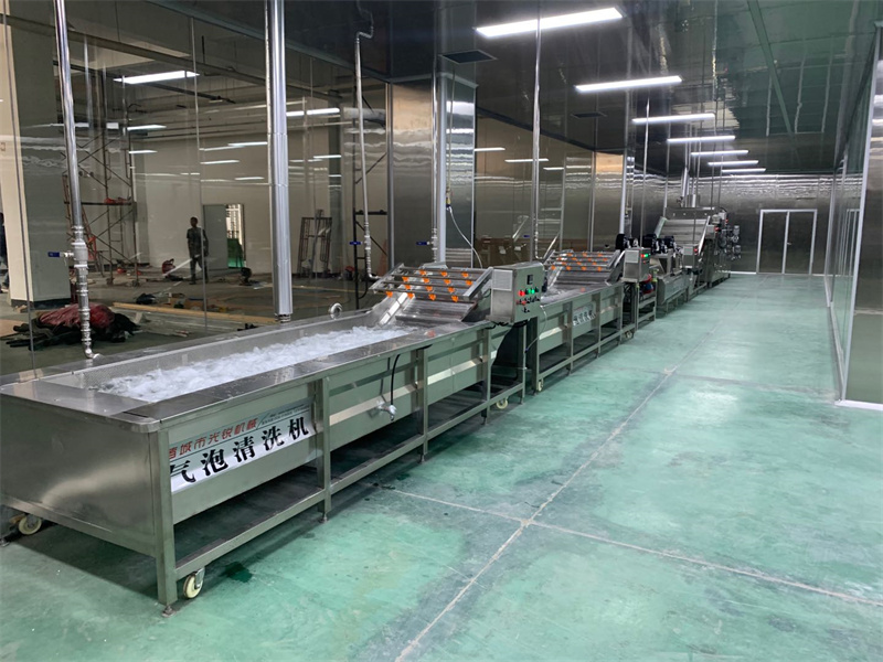 包裝袋清洗風干烘干流水線