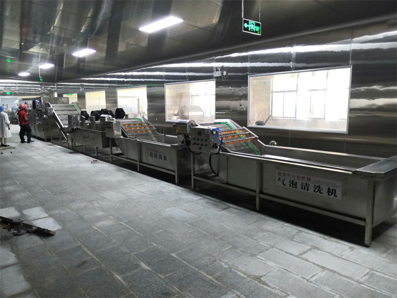 包裝袋清洗烘干流水線(xiàn)