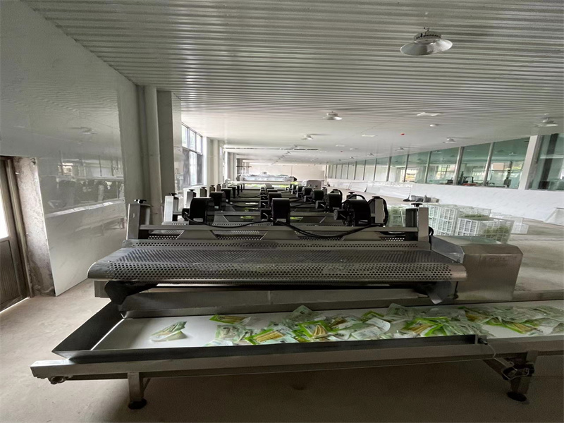 泡椒竹筍巴氏滅菌、冷卻、風(fēng)干流水線