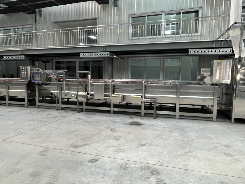 酸菜巴氏殺 菌清洗風(fēng)干線