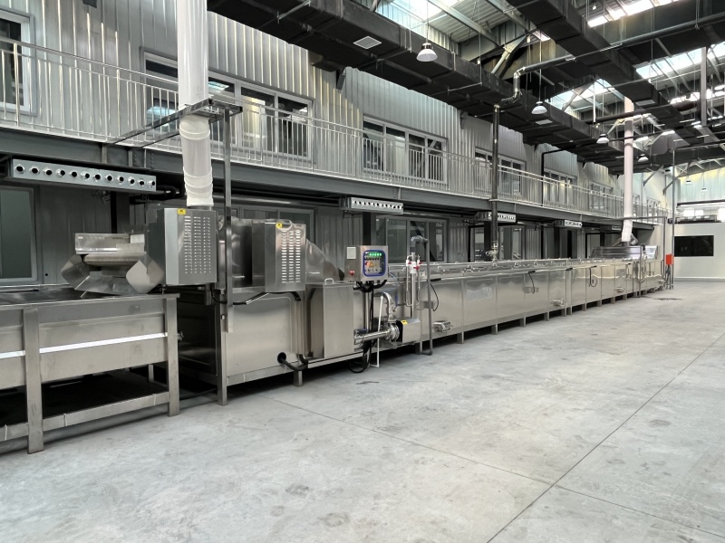 酸菜巴氏殺 菌清洗風(fēng)干線